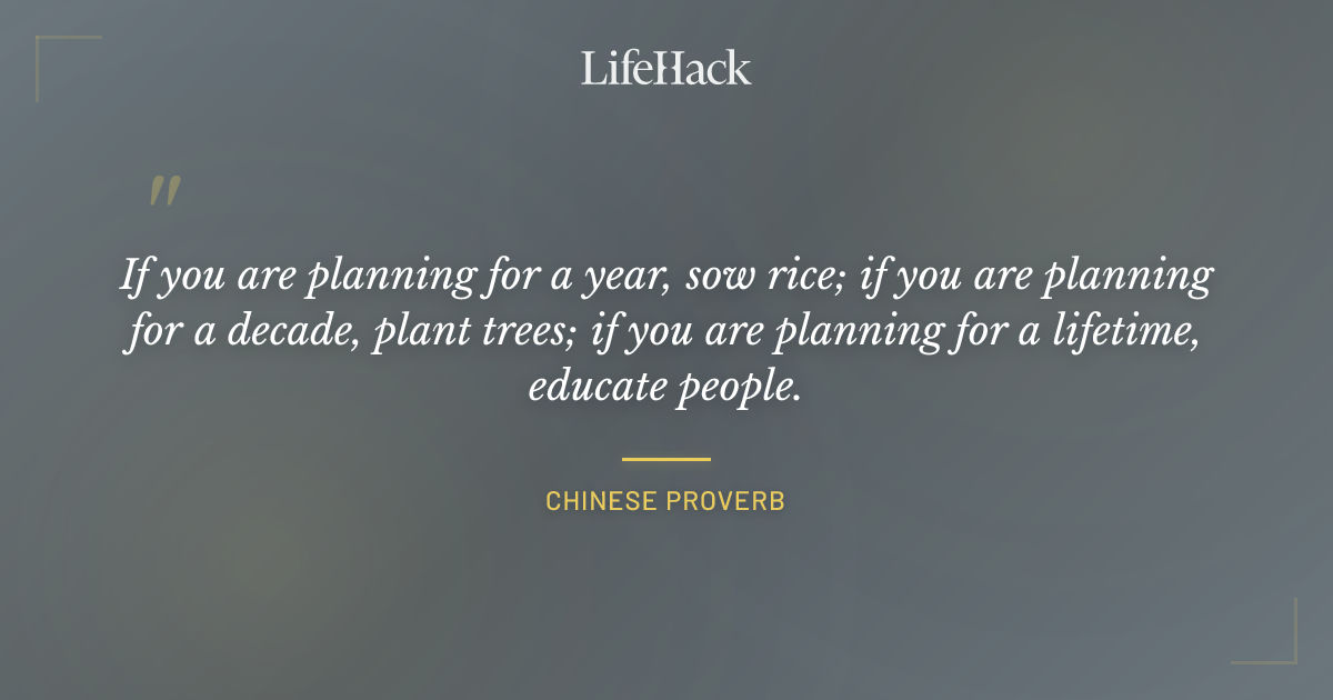 Quote by Chinese Proverb