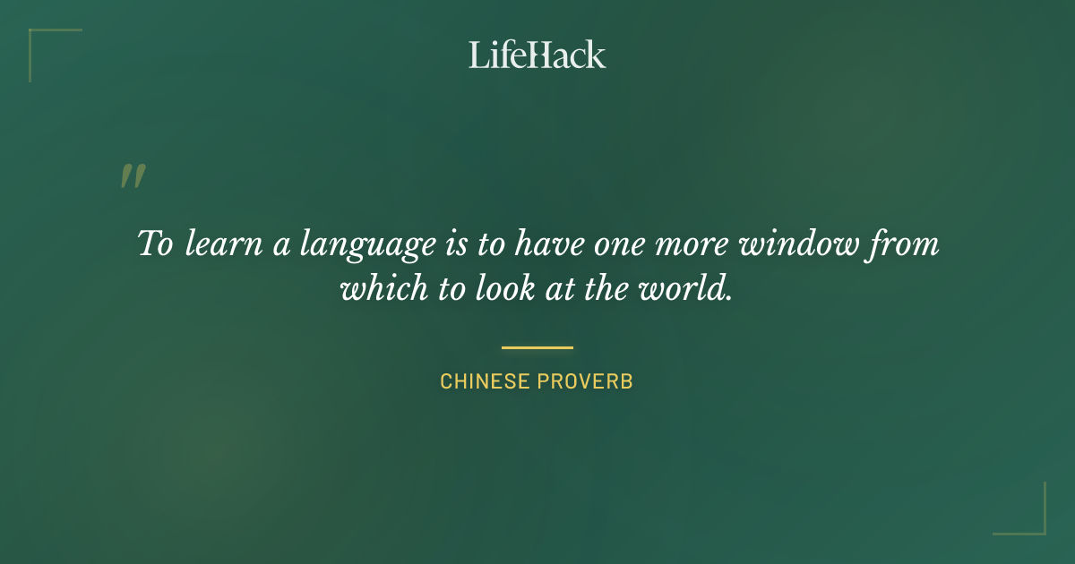 Quote by Chinese Proverb
