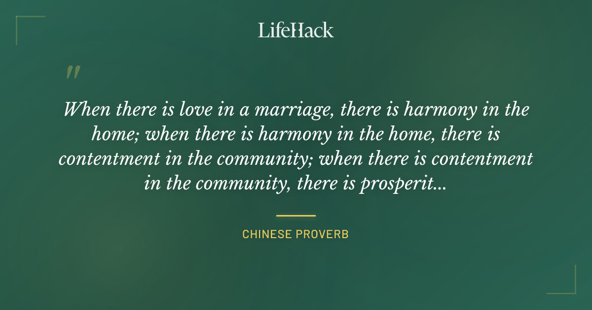 Quote by Chinese Proverb