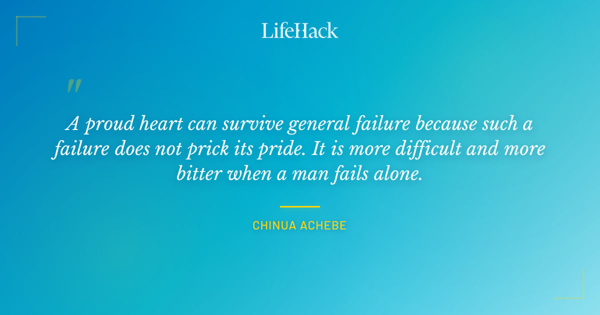 Quote by Chinua Achebe