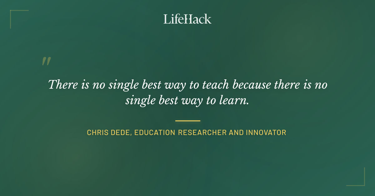 Quote by Chris Dede, education researcher and innovator