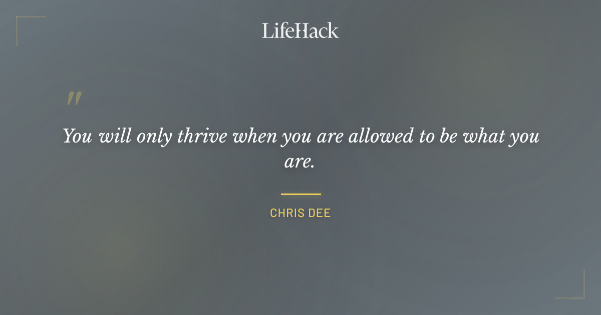 Quote by Chris Dee