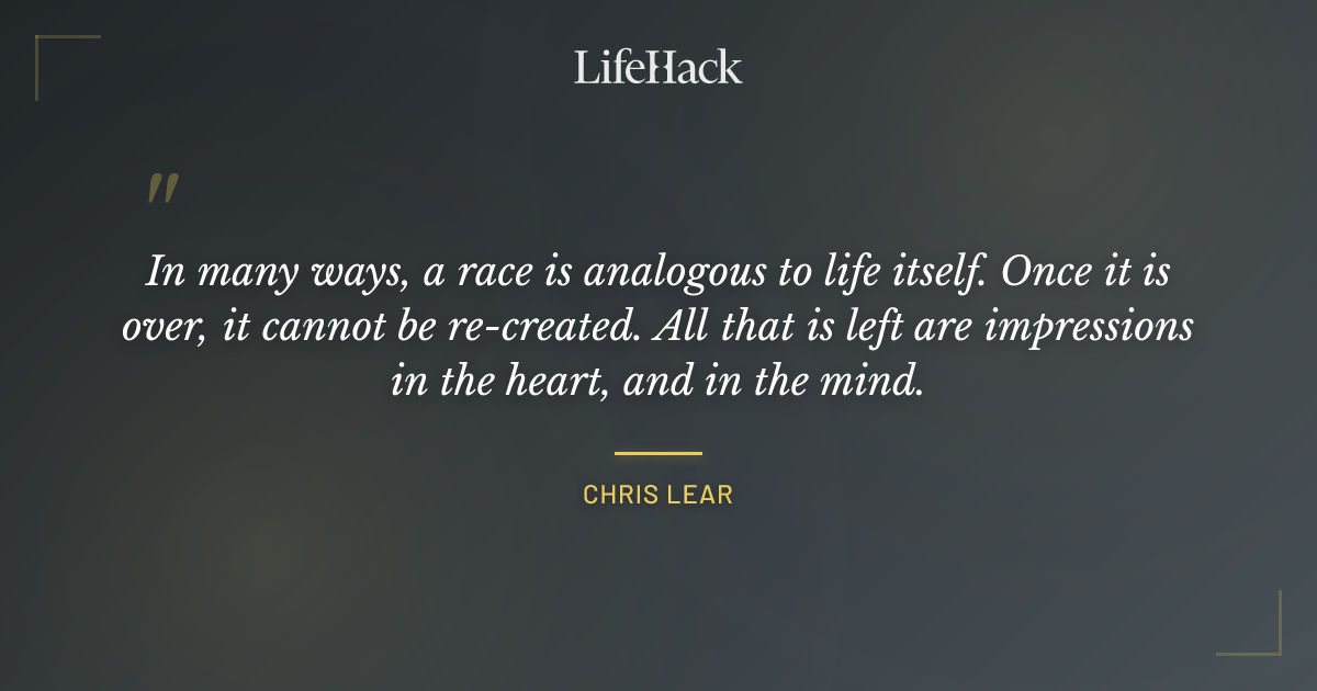 Quote by Chris Lear