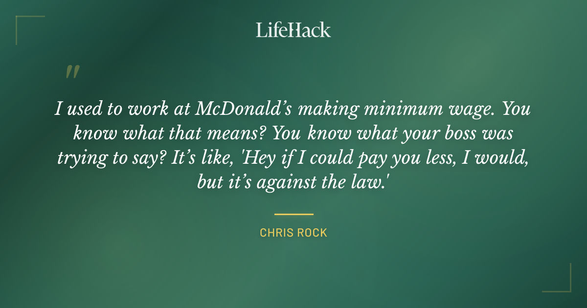 Quote by Chris Rock