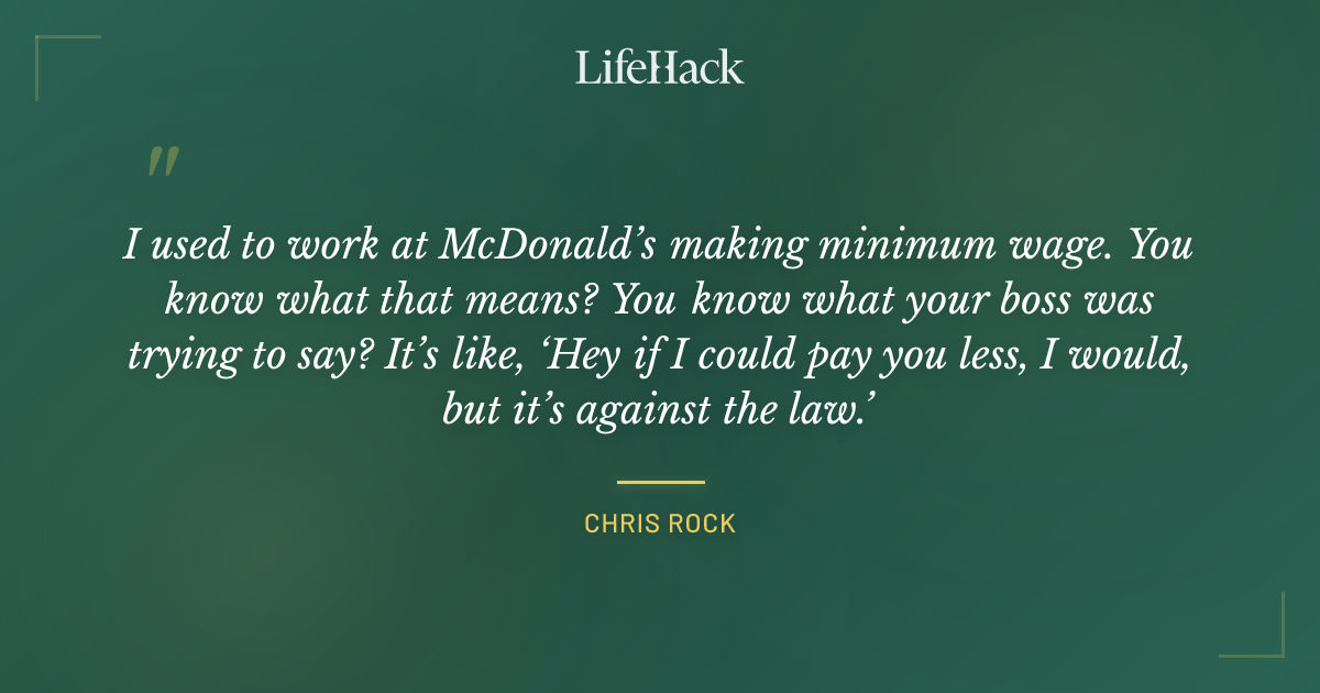 Quote by Chris Rock