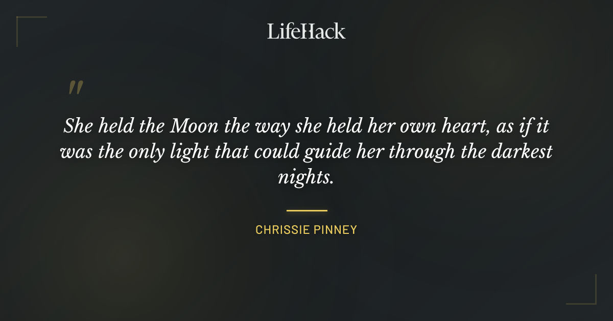 Quote by Chrissie Pinney