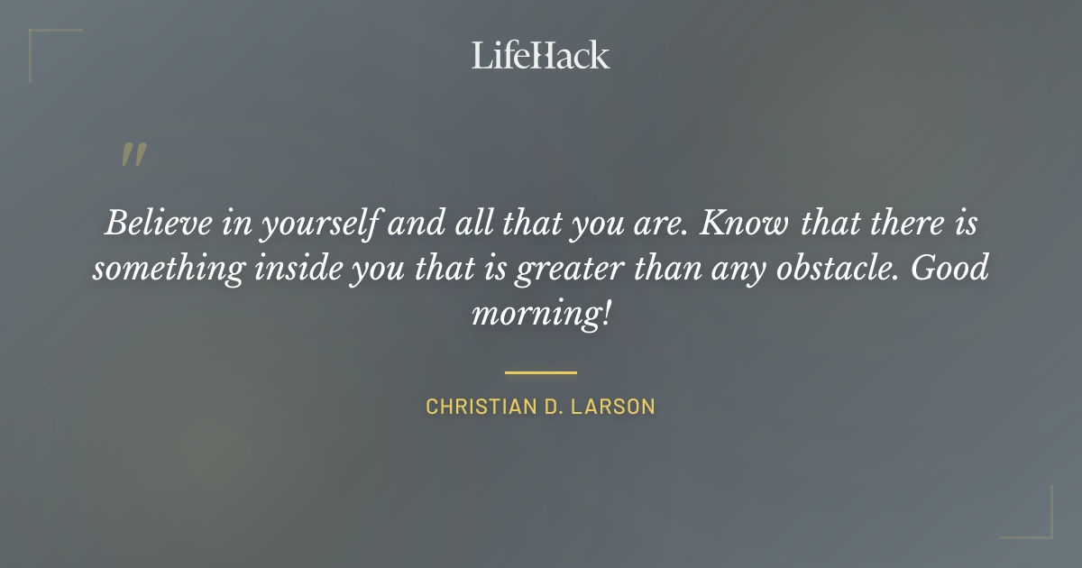 Quote by Christian D. Larson