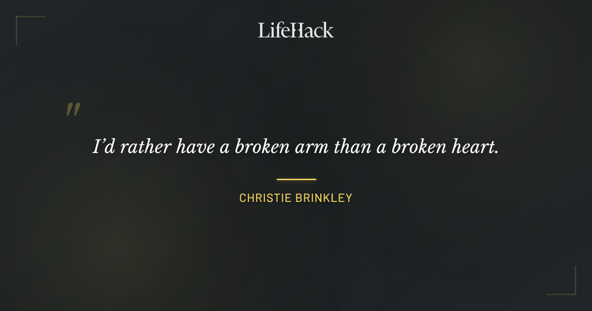 Quote by Christie Brinkley