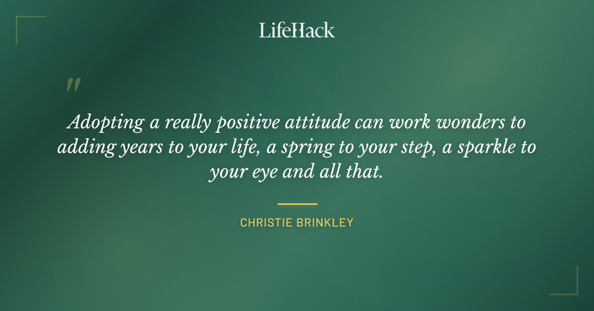 Quote by Christie Brinkley
