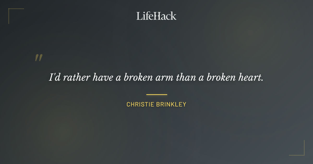Quote by Christie Brinkley