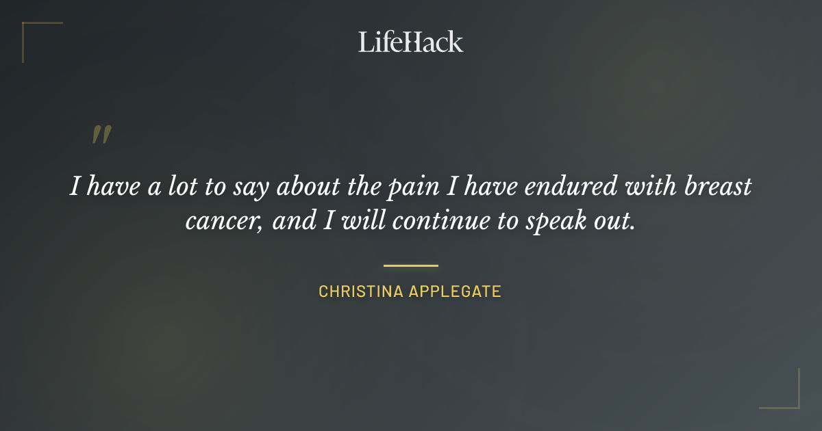 Quote by Christina Applegate