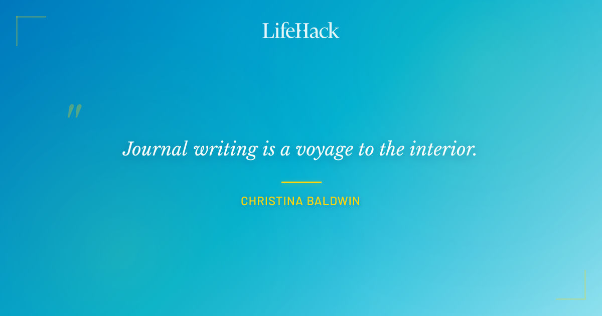 Quote by Christina Baldwin