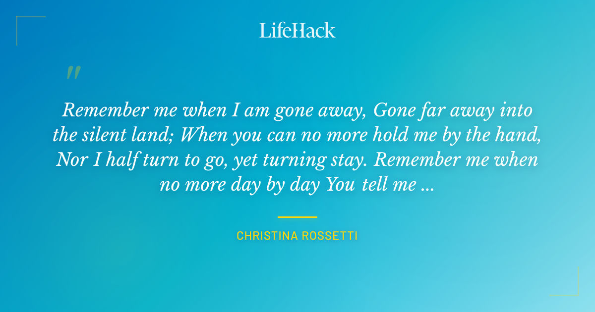 Quote by Christina Rossetti