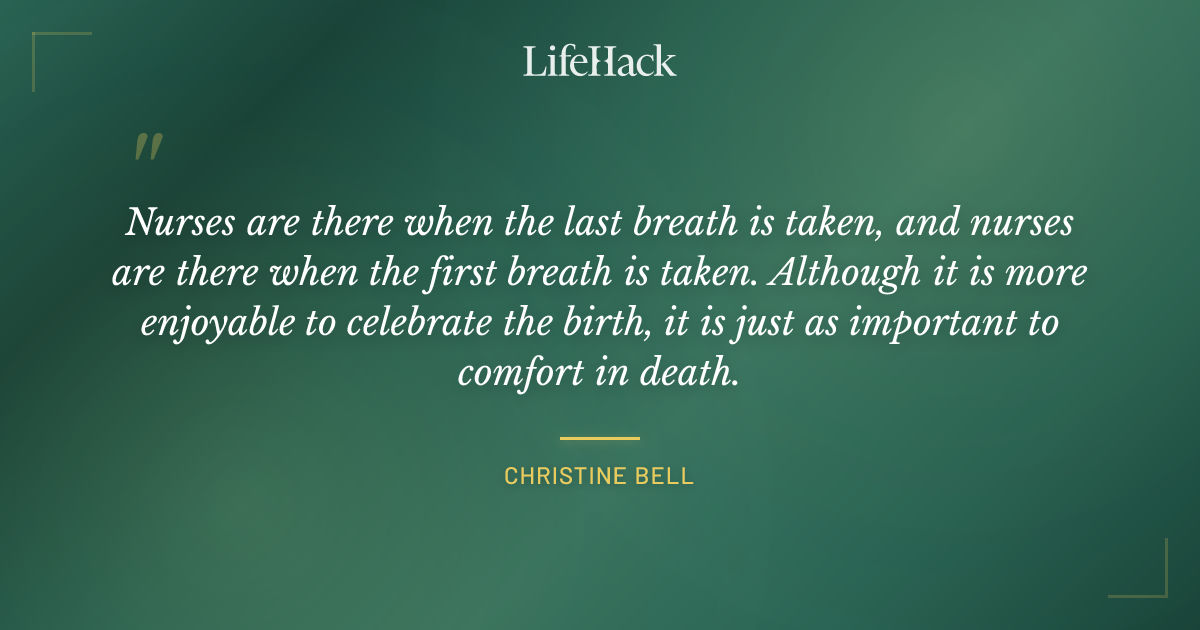 Quote by Christine Bell