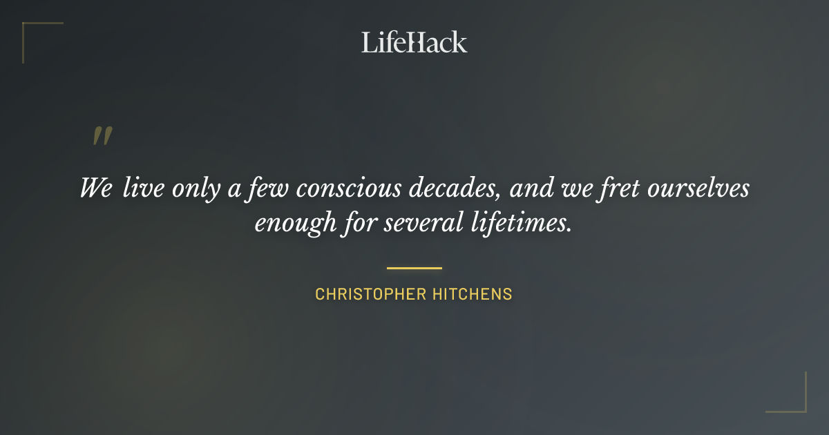 Quote by Christopher Hitchens