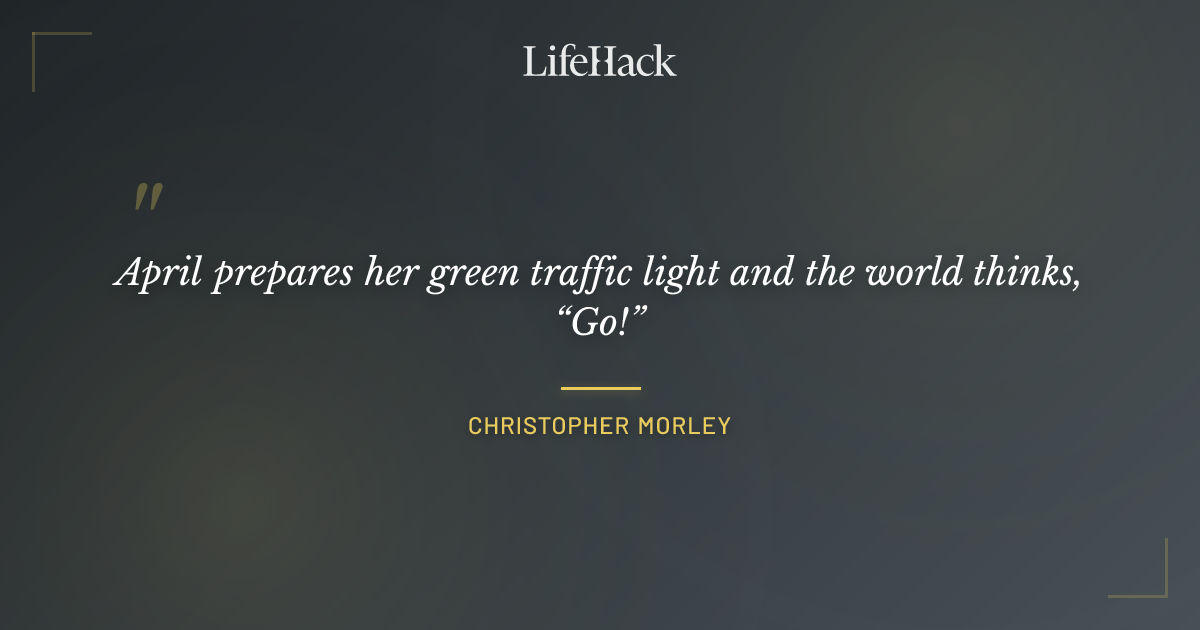 Quote by Christopher Morley