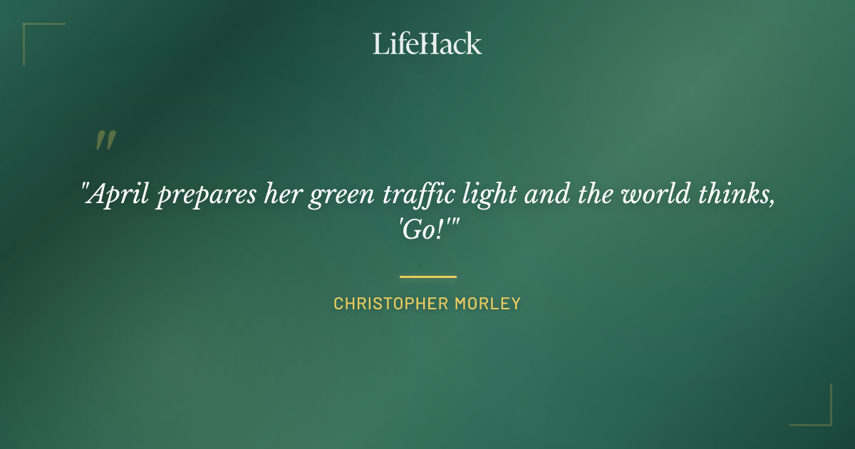 Quote by Christopher Morley
