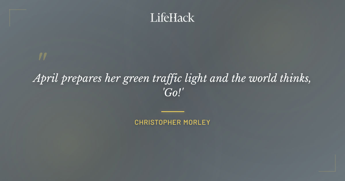 Quote by Christopher Morley