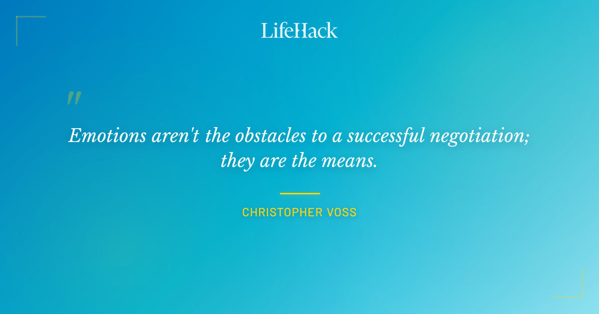 Quote by Christopher Voss
