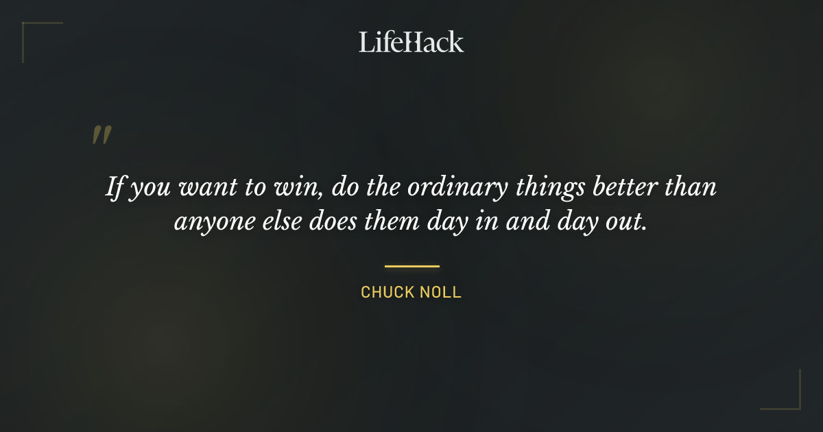 Quote by Chuck Noll