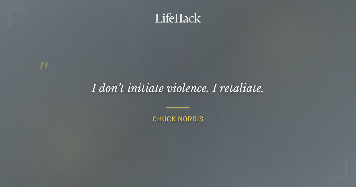Quote by Chuck Norris