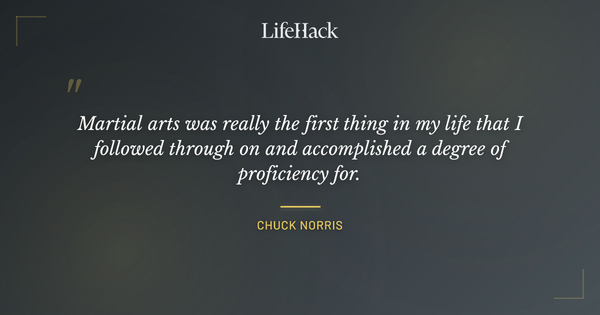 Quote by Chuck Norris