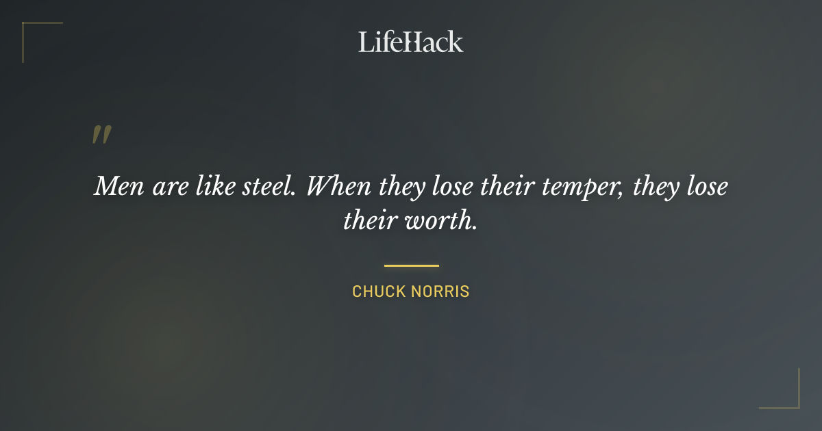 Quote by Chuck Norris