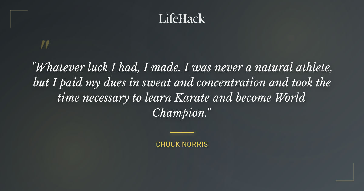 Quote by Chuck Norris