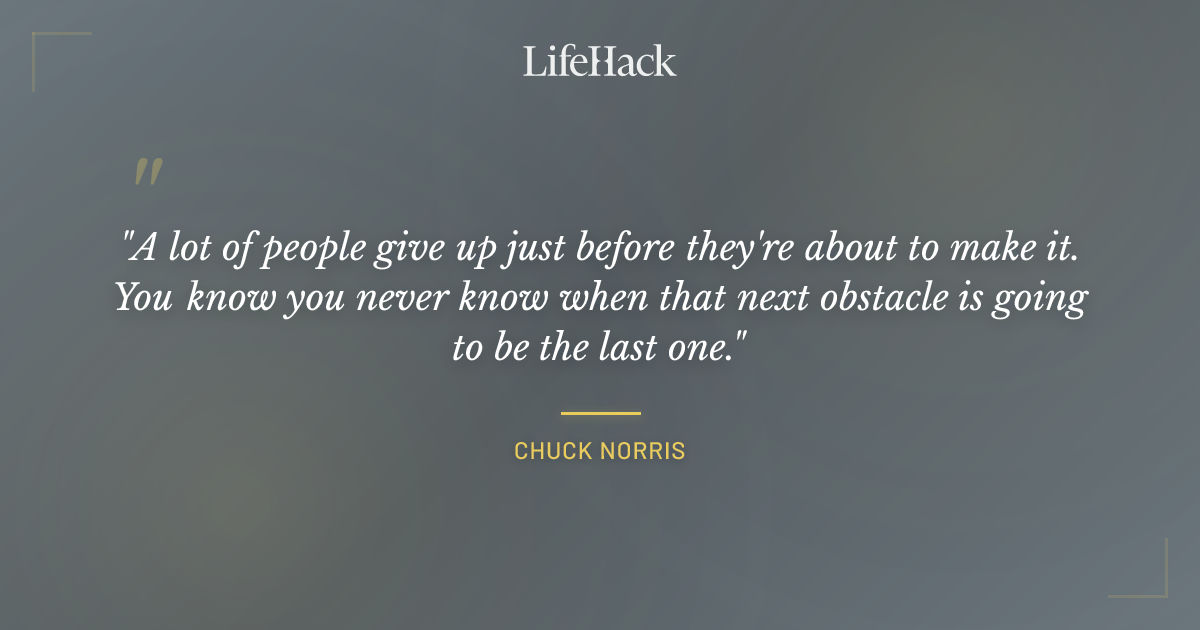 Quote by Chuck Norris