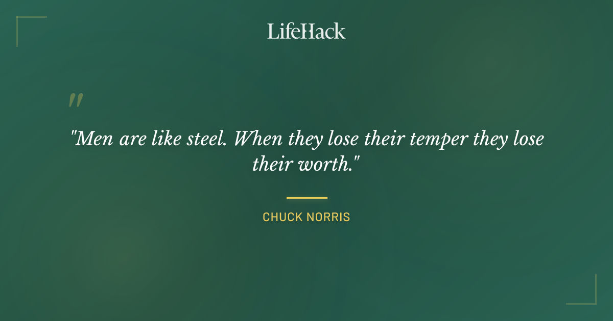 Quote by Chuck Norris