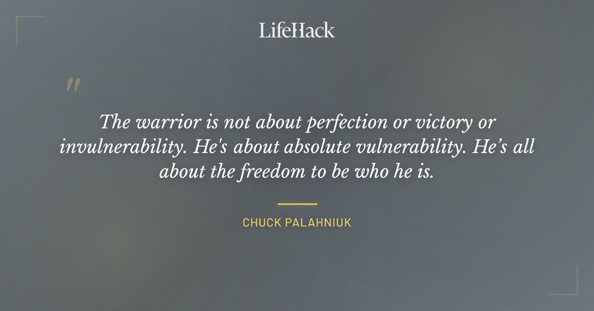 Quote by Chuck Palahniuk
