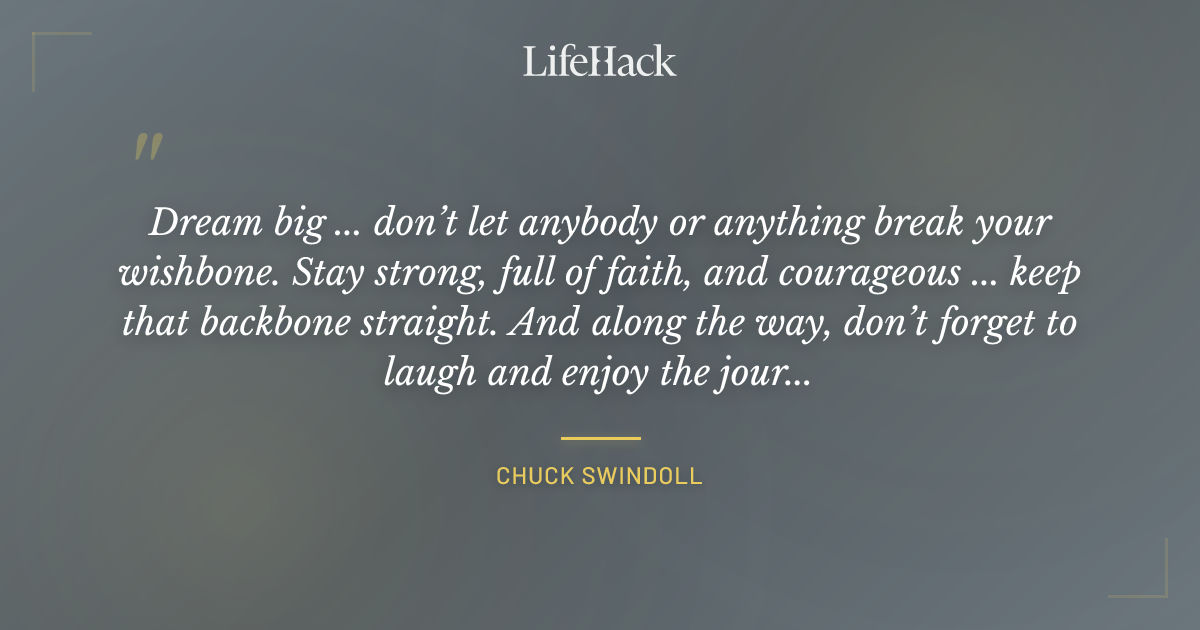 Quote by Chuck Swindoll