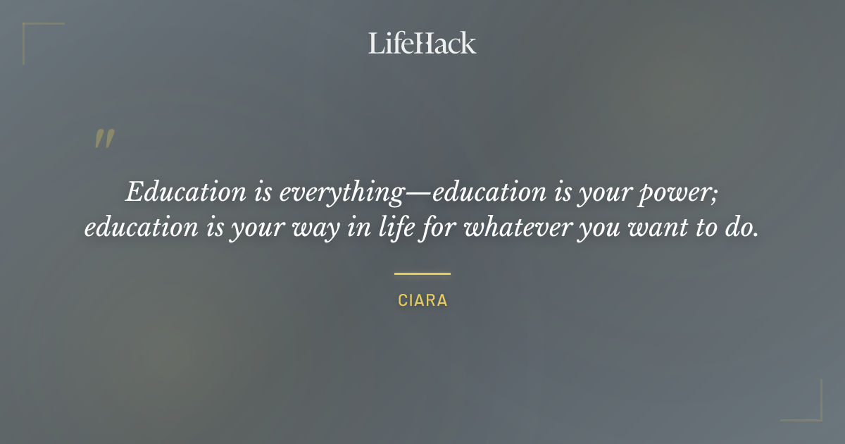 Quote by Ciara