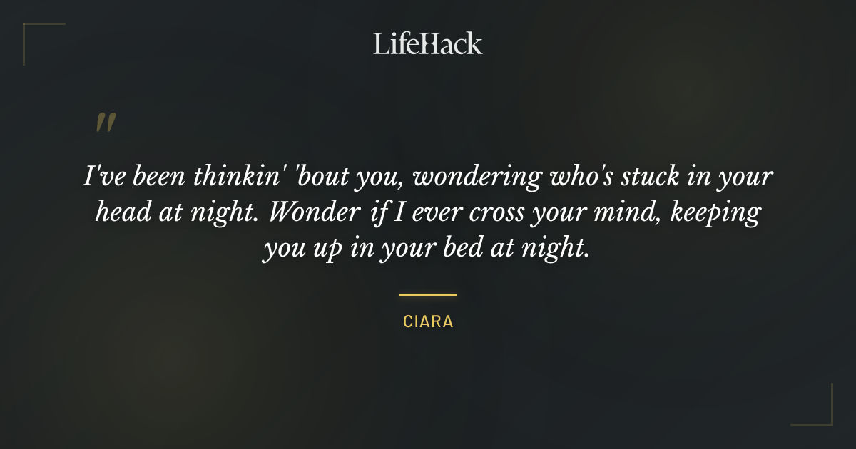 Quote by Ciara