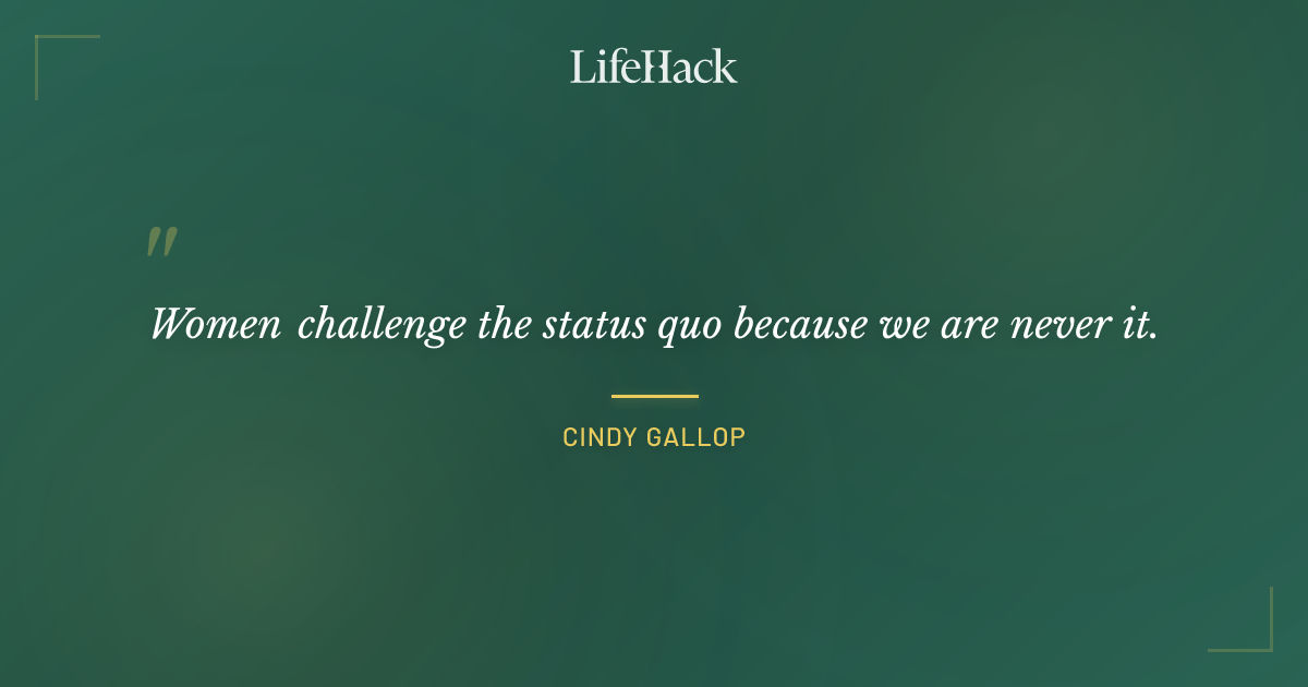 Quote by Cindy Gallop