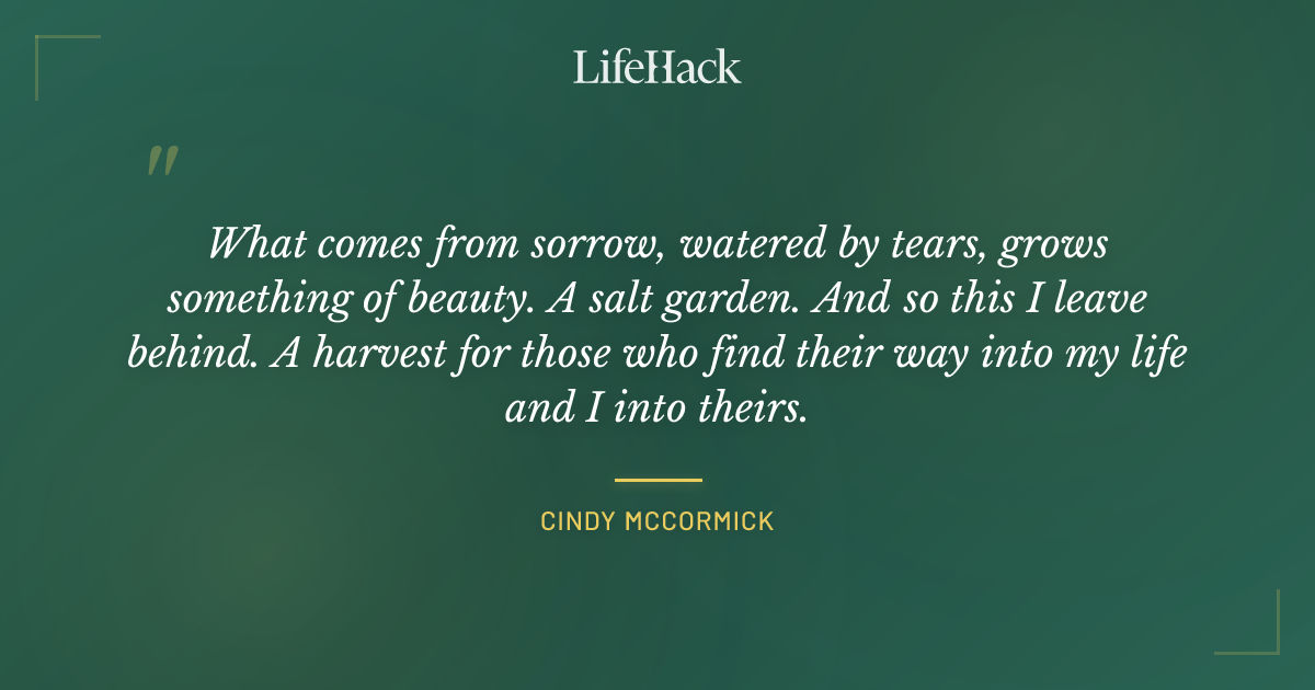Quote by Cindy McCormick