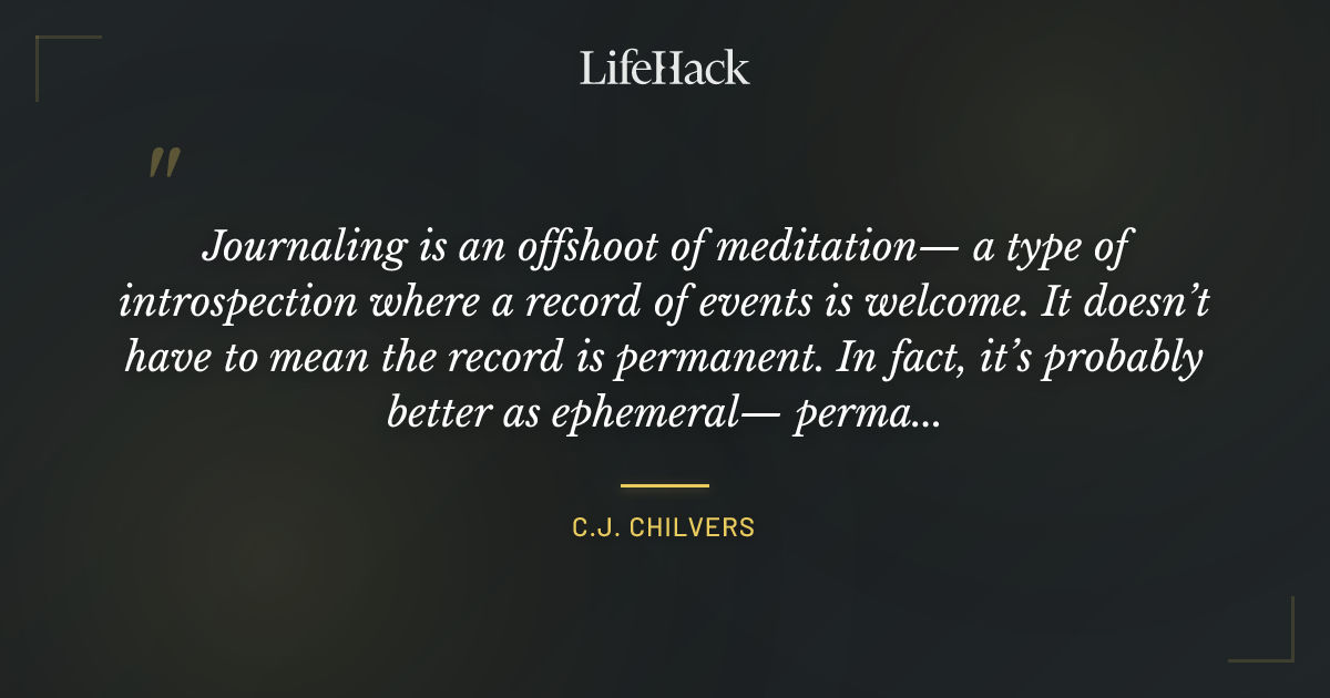Quote by C.J. Chilvers
