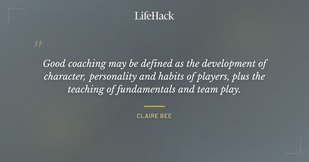 Quote by Claire Bee