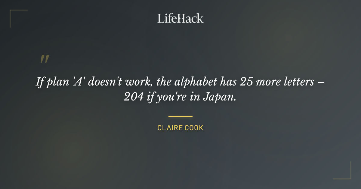 Quote by Claire Cook