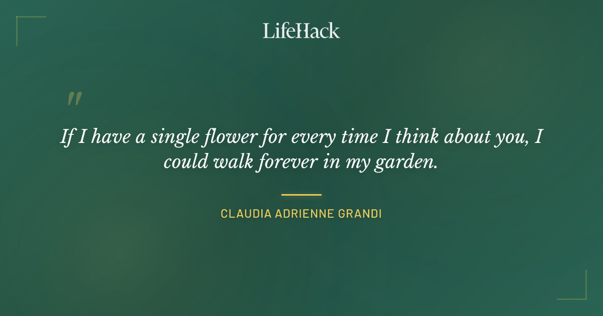 Quote by Claudia Adrienne Grandi