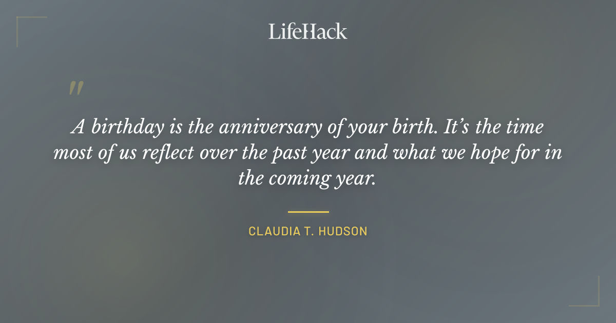 Quote by Claudia T. Hudson