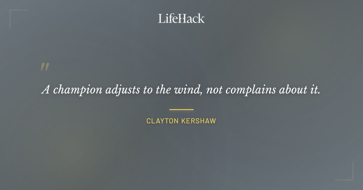Quote by Clayton Kershaw