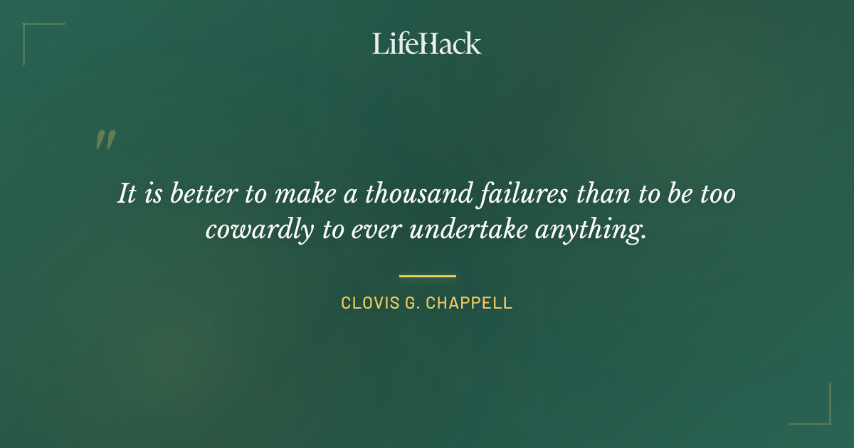 Quote by Clovis G. Chappell