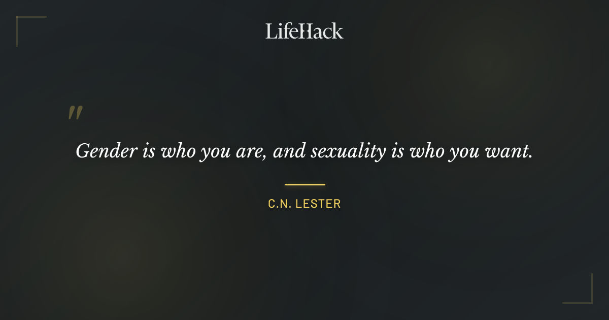 Quote by C.N. Lester