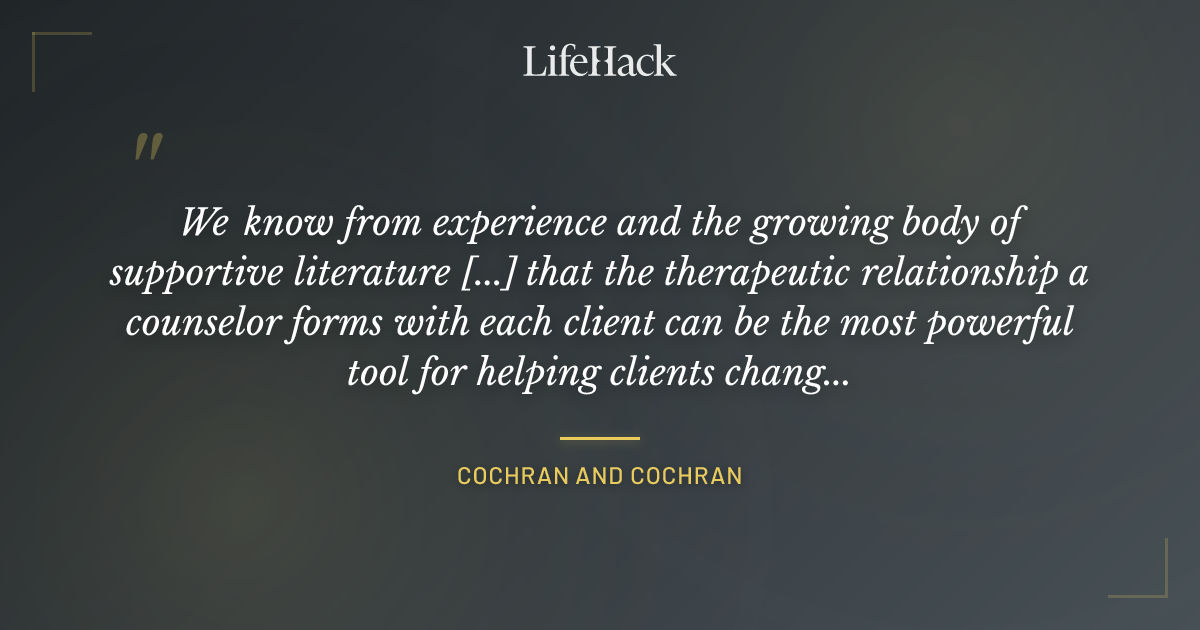 Quote by Cochran and Cochran