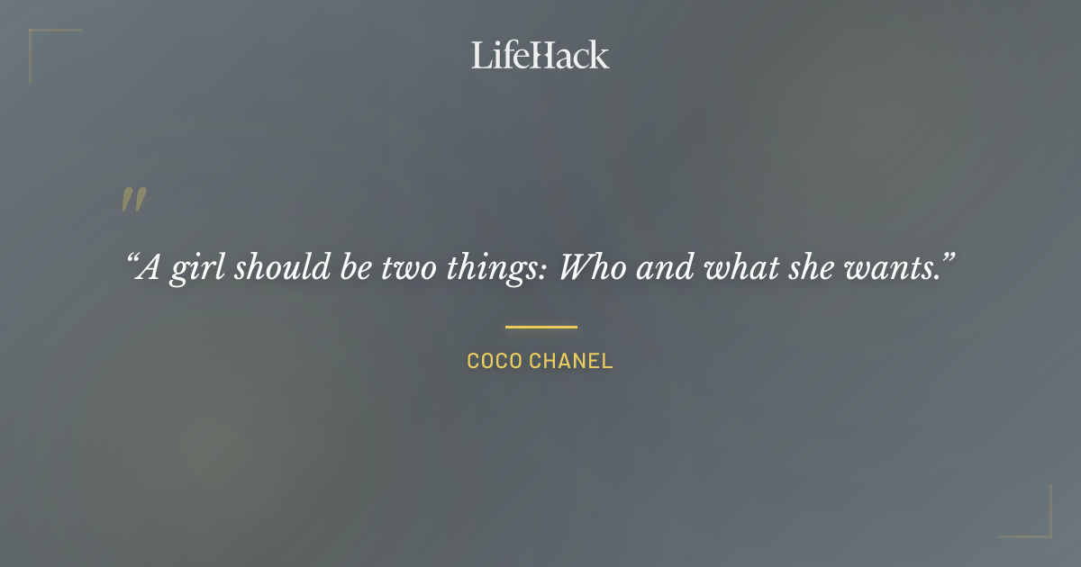 Quote by Coco Chanel