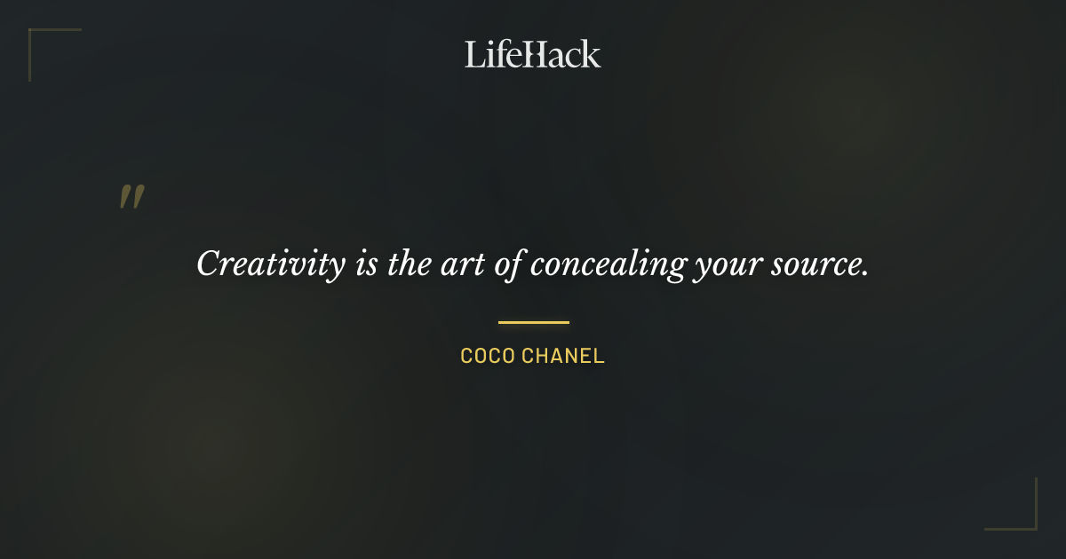Quote by Coco Chanel