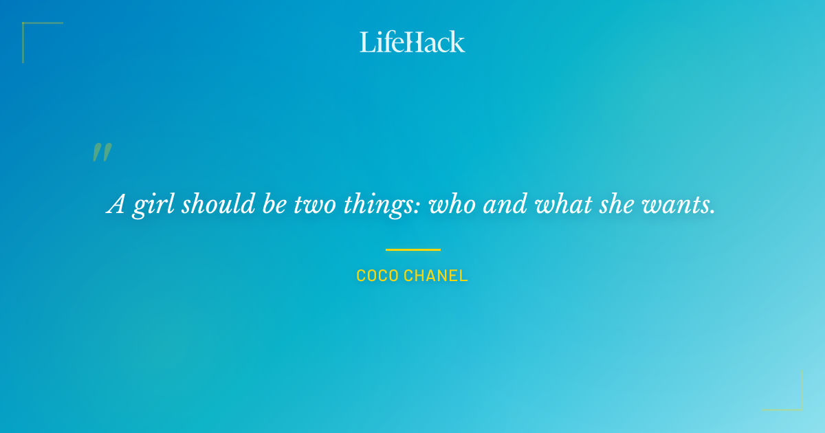 Quote by Coco Chanel