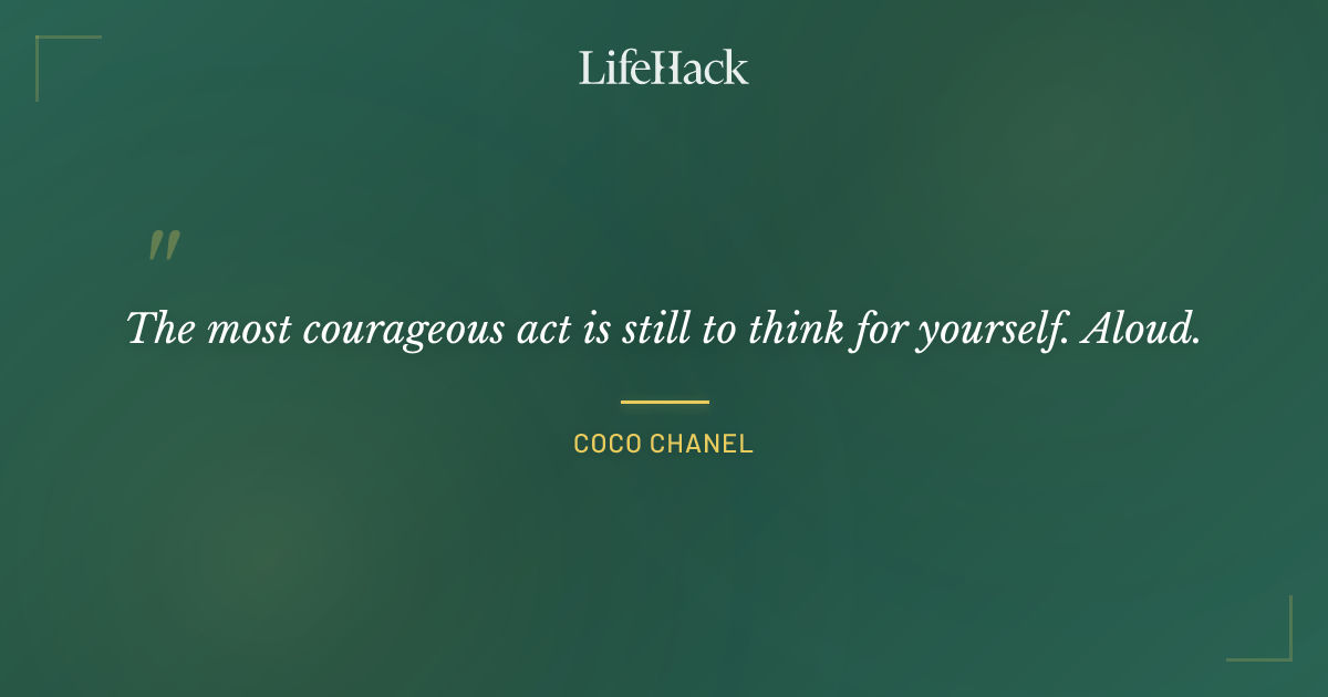 Quote by Coco Chanel