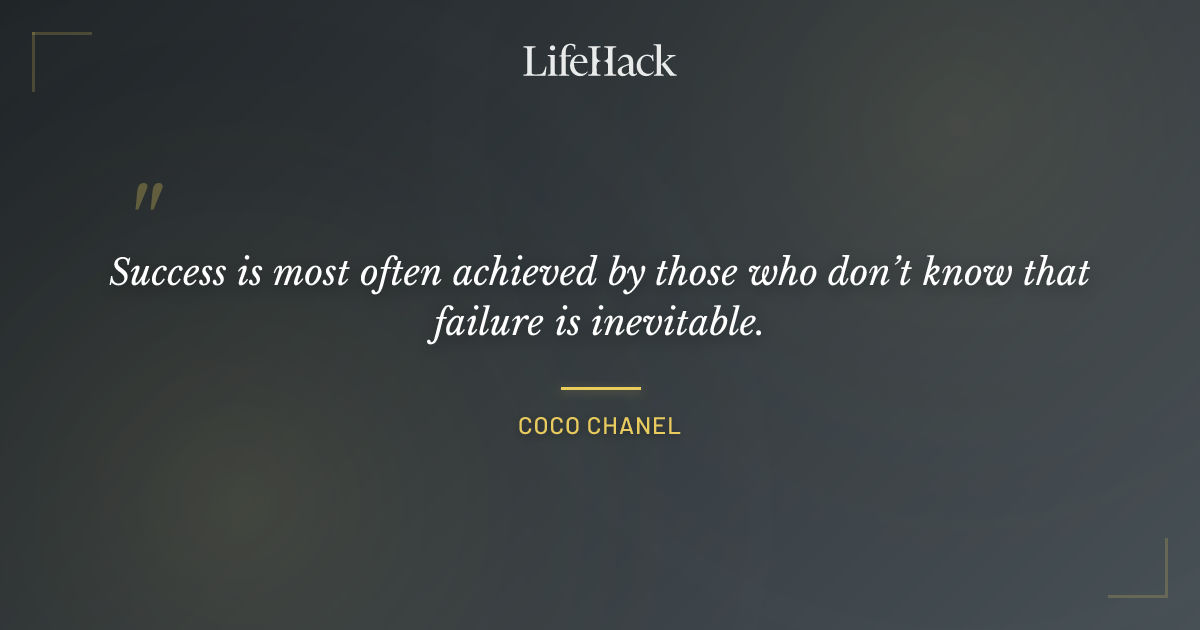 Quote by Coco Chanel